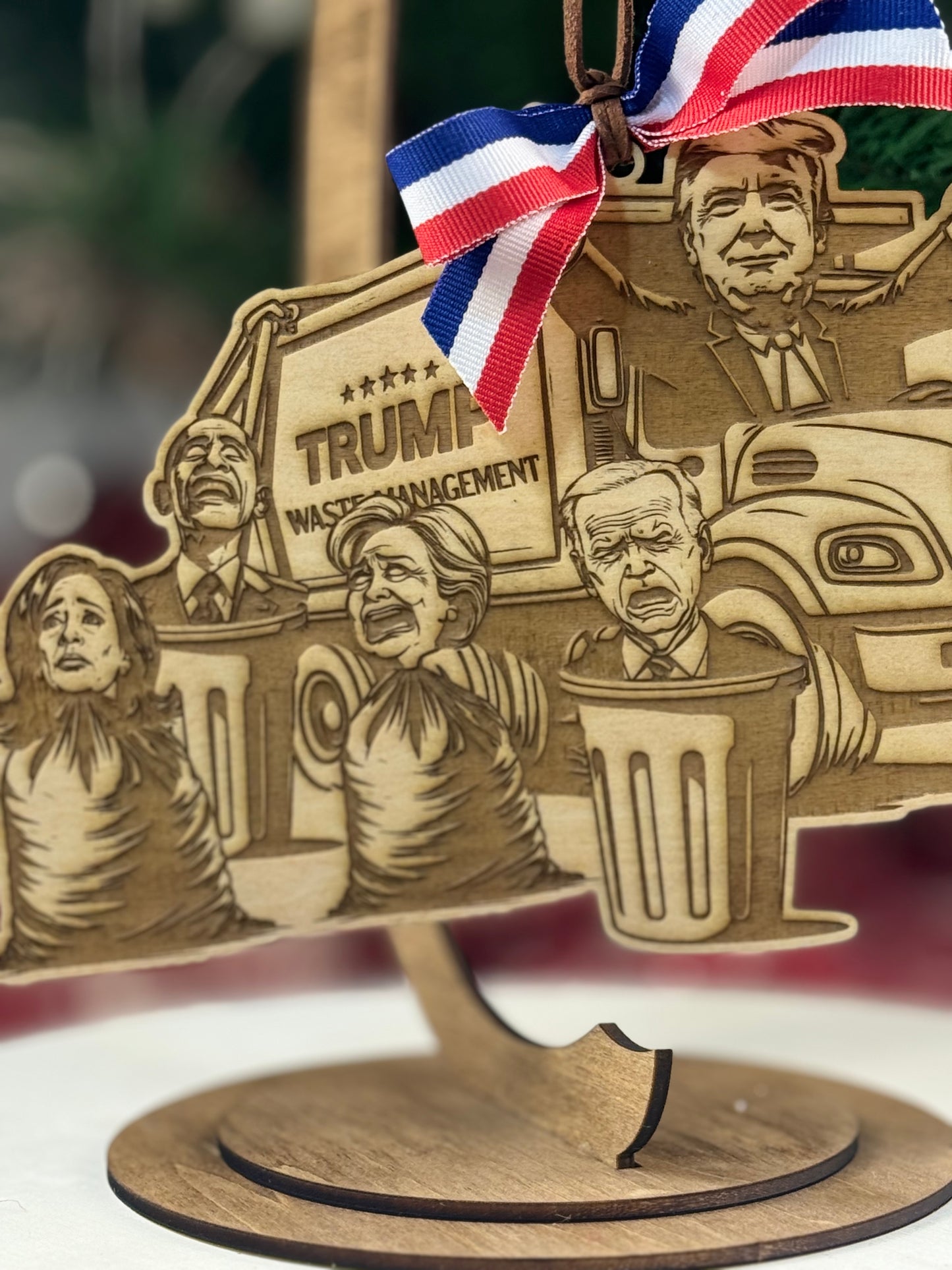 2024 Comedic Christmas Ornament Waste Management