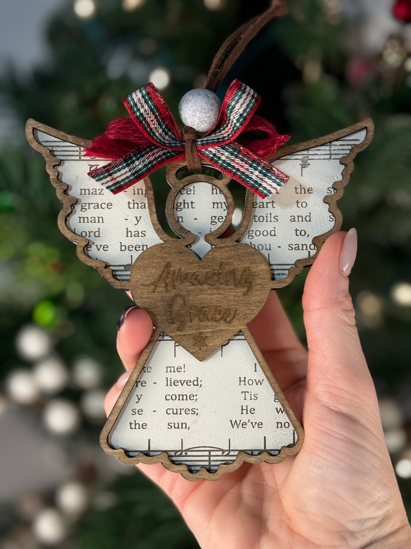 Amazing Grace Angel Ornament