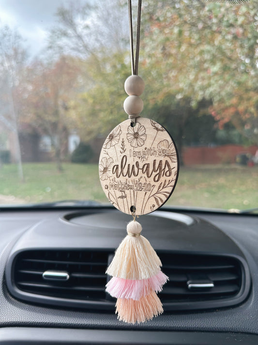 Matthew 28:20 Car Charm