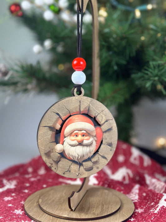 Santa Breakthrough Ornament